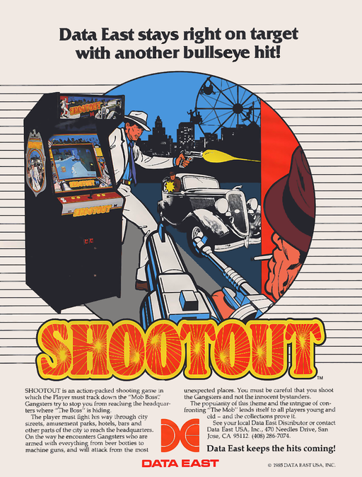 Shoot Out (Japan) Arcade Game Cover